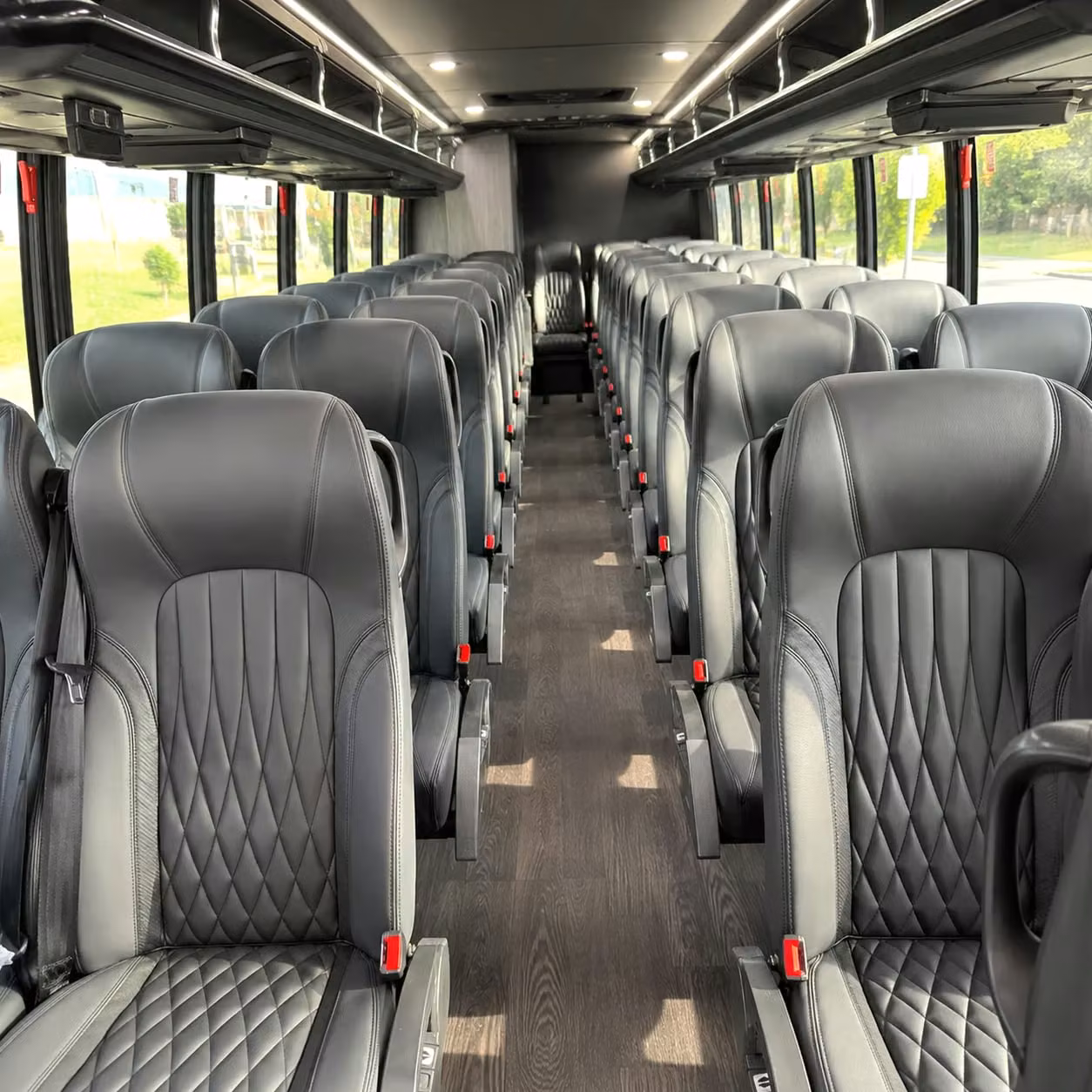 28 passenger minibus inside