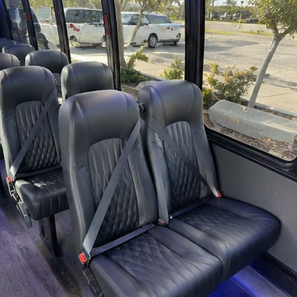 30 passenger minibus interior