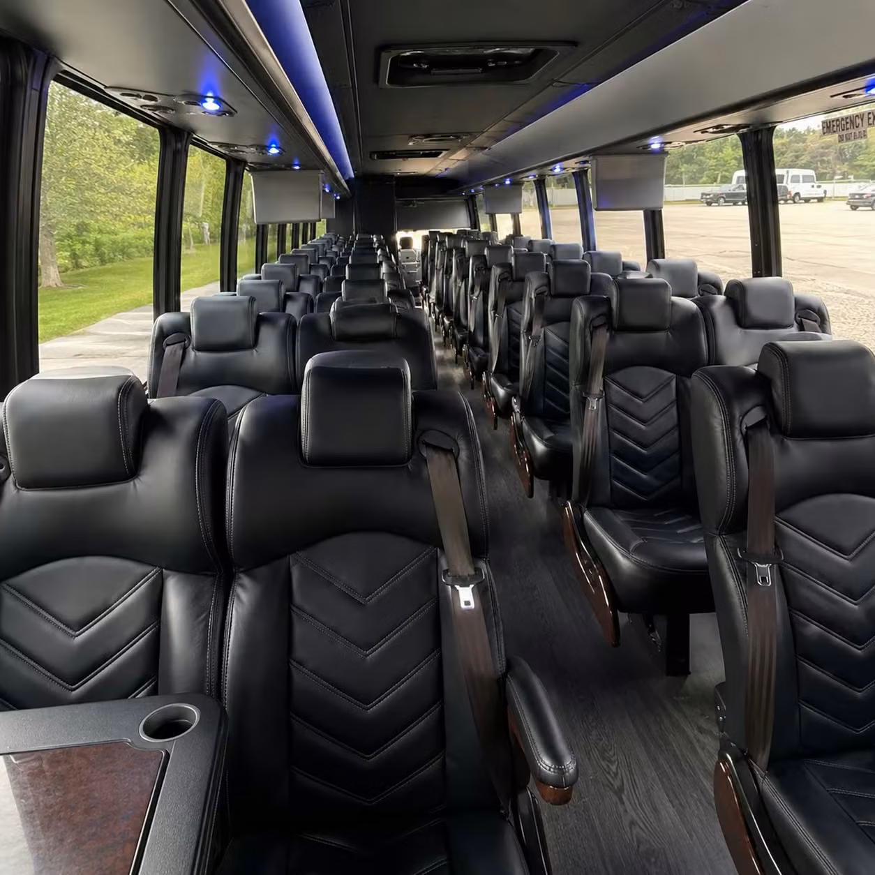 35 passenger minibus interior